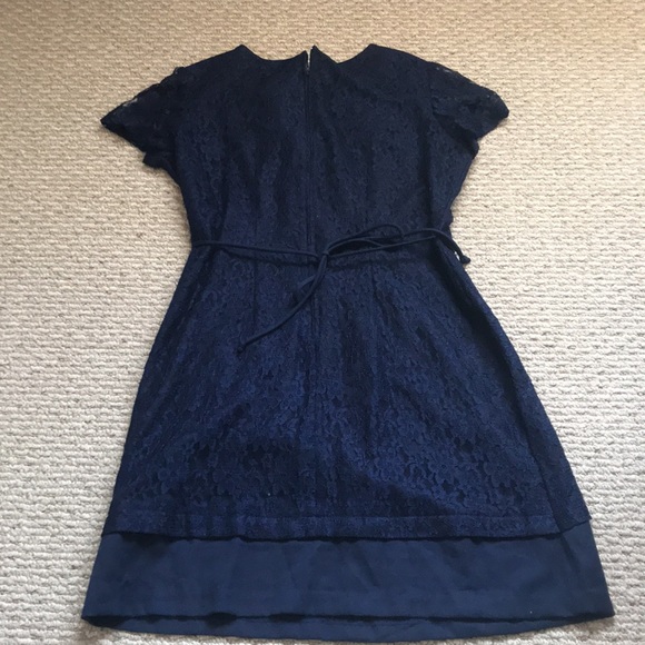Vintage Brett Alixander navy blue dress - Picture 5 of 5